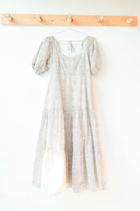 mode, waller tiered midi dress