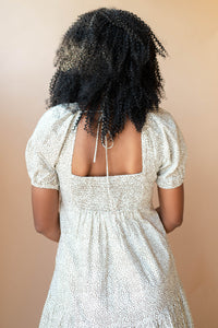 mode, waller tiered midi dress