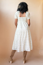 mode, waller tiered midi dress