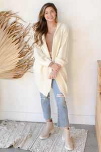 mode, snow hooded sweater jacket
