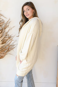 mode, snow hooded sweater jacket