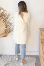 snow hooded sweater jacket