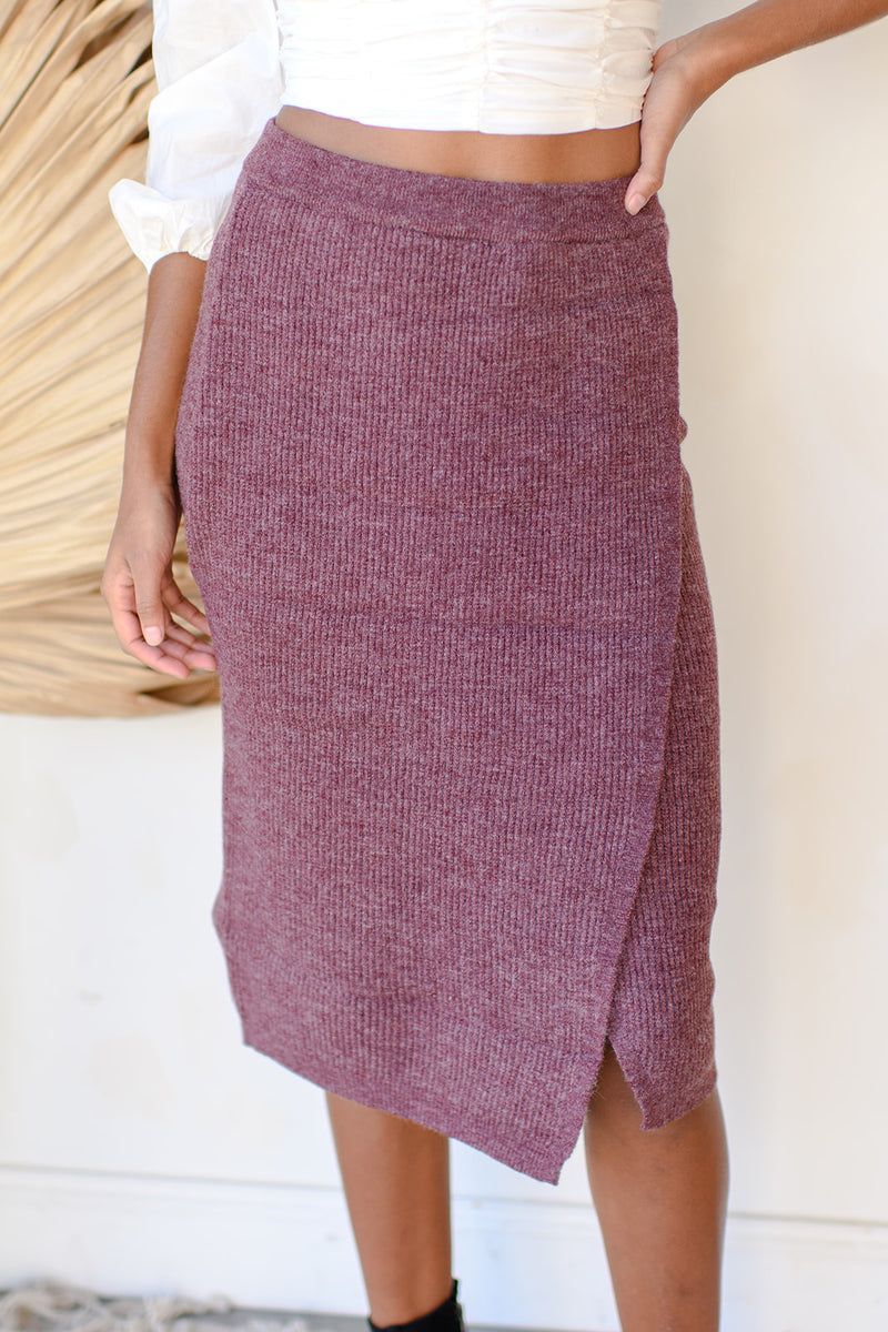 camden knit midi skirt