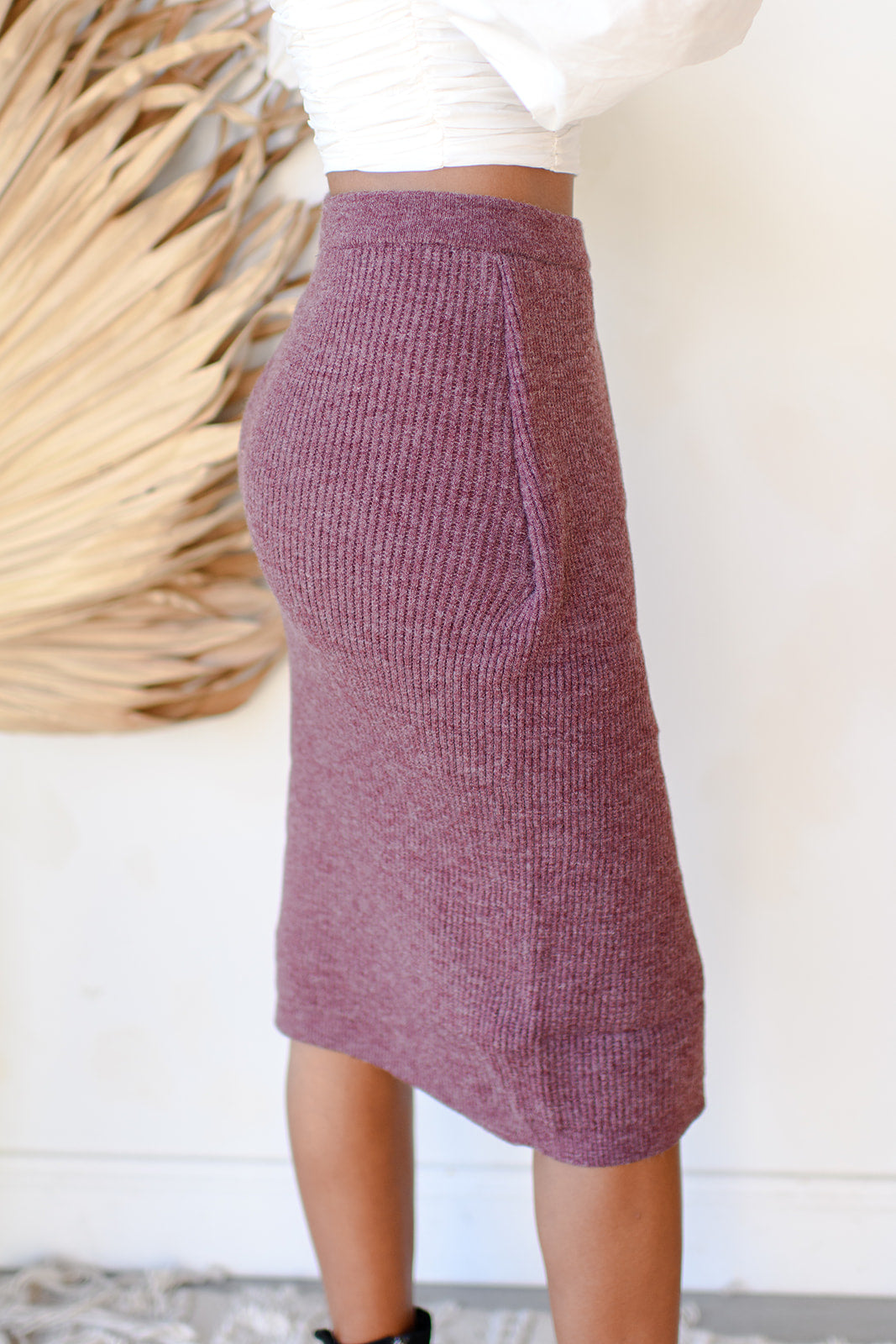 mode, camden knit midi skirt