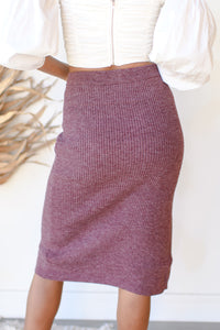 mode, camden knit midi skirt