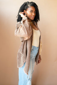 mode, truly you corduroy jacket