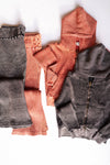 waffle mineral washed jacket