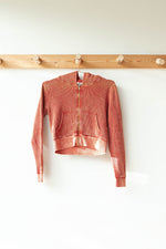 waffle mineral washed jacket