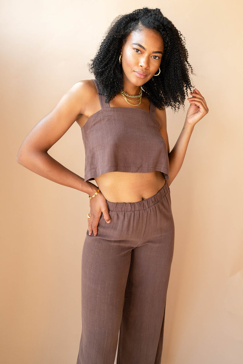 mode, catalina linen tank