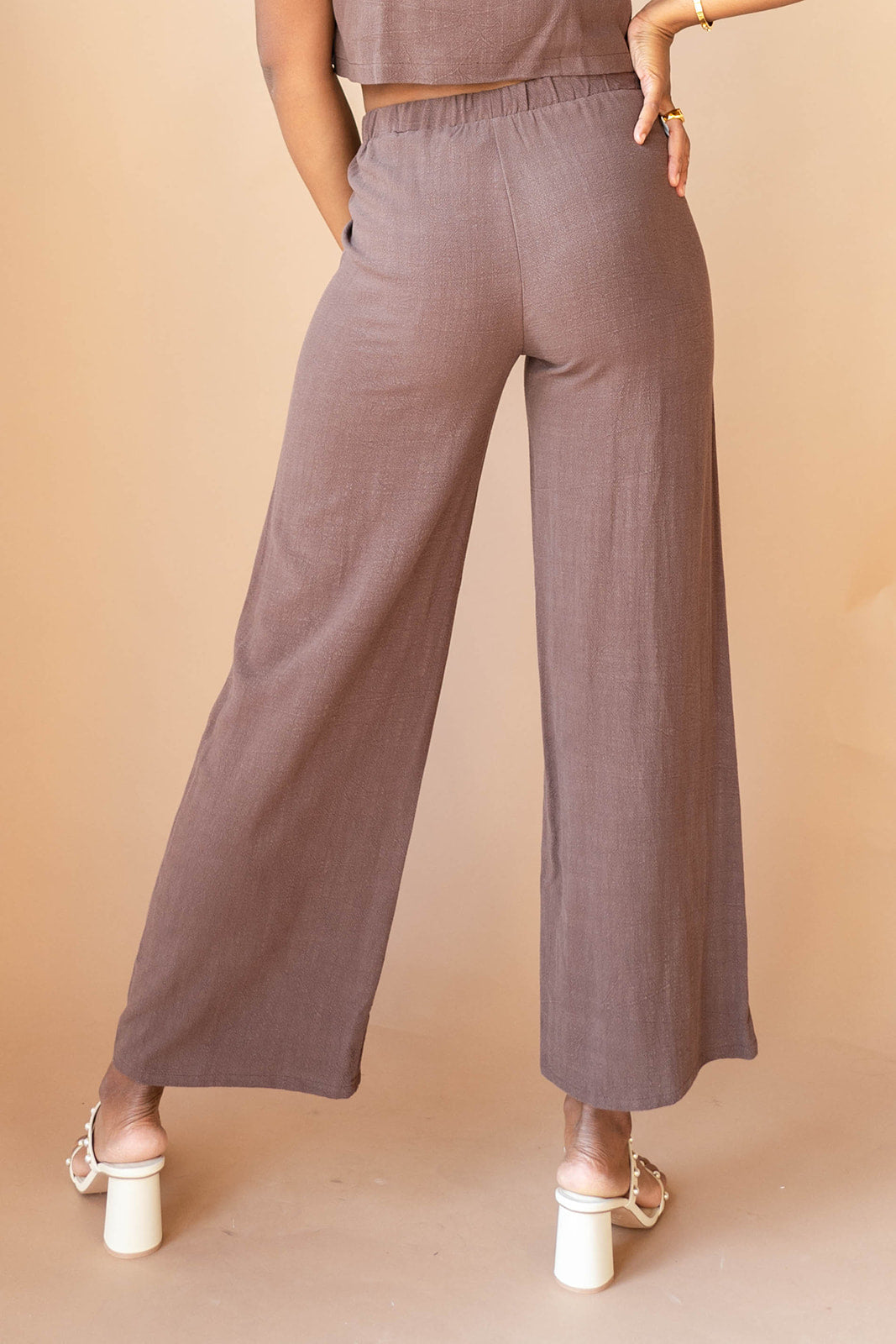 mode, catalina linen palazzo pants