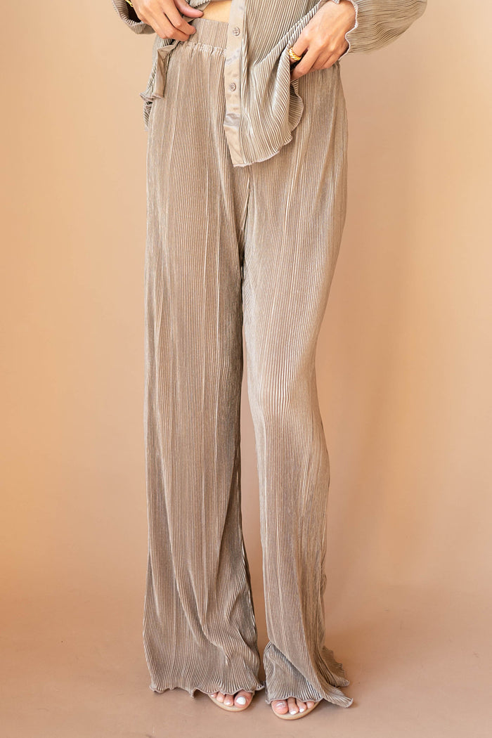 mode, public desire plisse pants