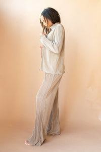 mode, public desire plisse pants