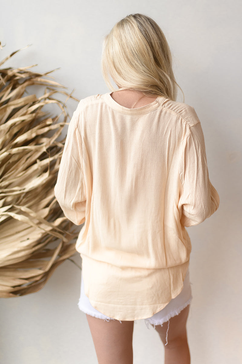 mode, sun spirit woven top