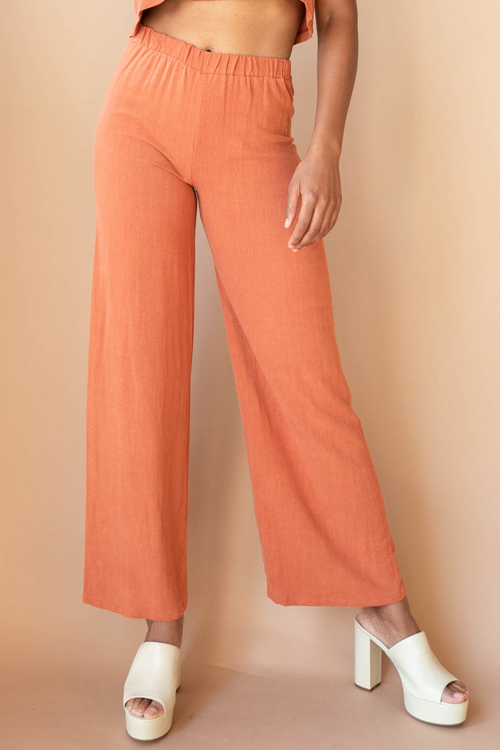 mode, catalina linen palazzo pants