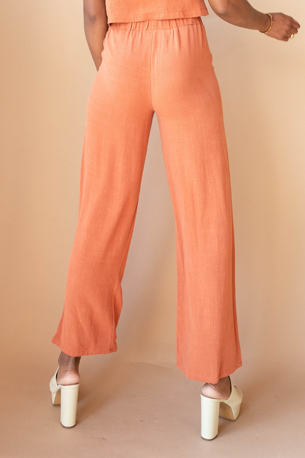 mode, catalina linen palazzo pants