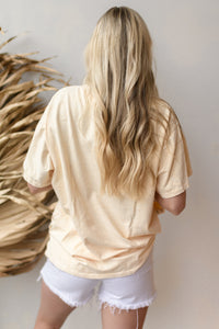 mode, side snap oversized tee