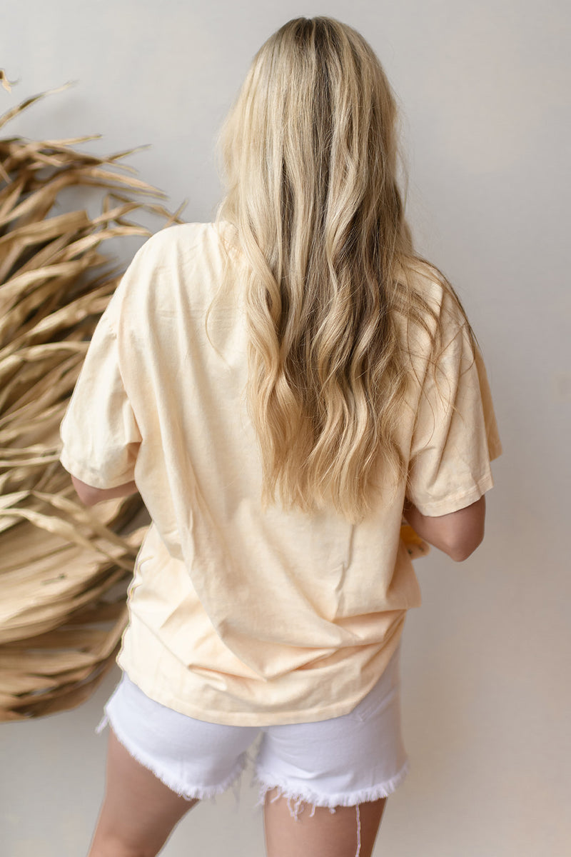 mode, side snap oversized tee