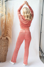 waffle mineral washed jacket