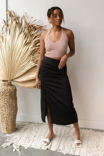mode, let's do lunch scrunch skirt