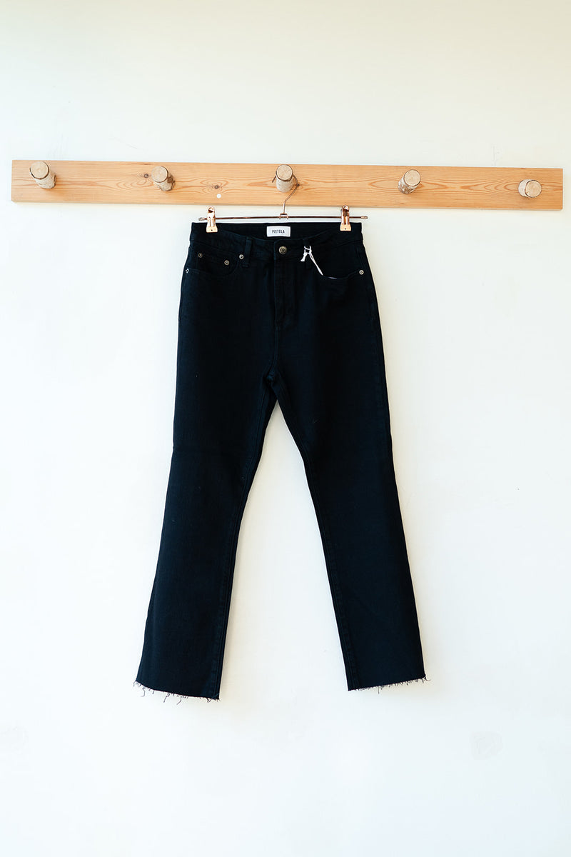 mode, lennon crop boot jeans