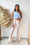 mode, to the side one shoulder knit crop