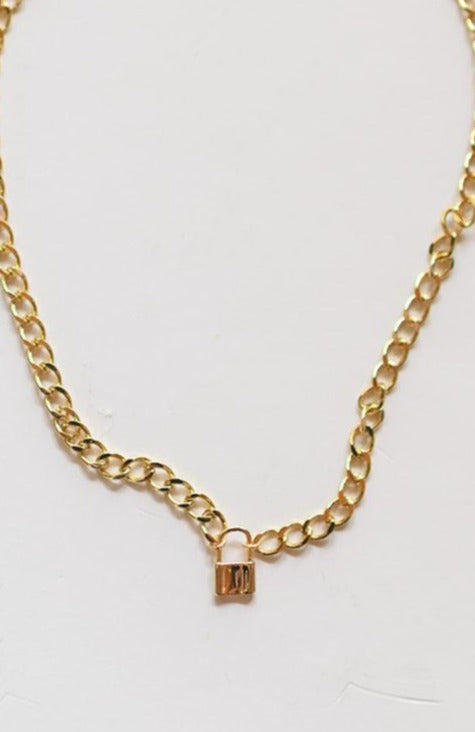 mode, elliot lock necklace