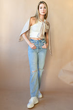 mode, cassie high rise jeans