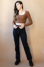 mode, cassie high rise jeans