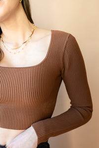 mode, margot ribbed top