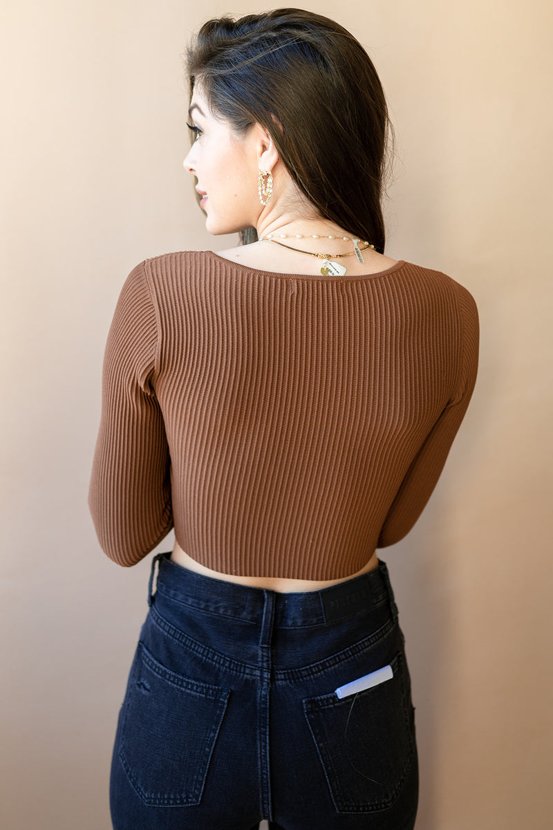 margot ribbed top