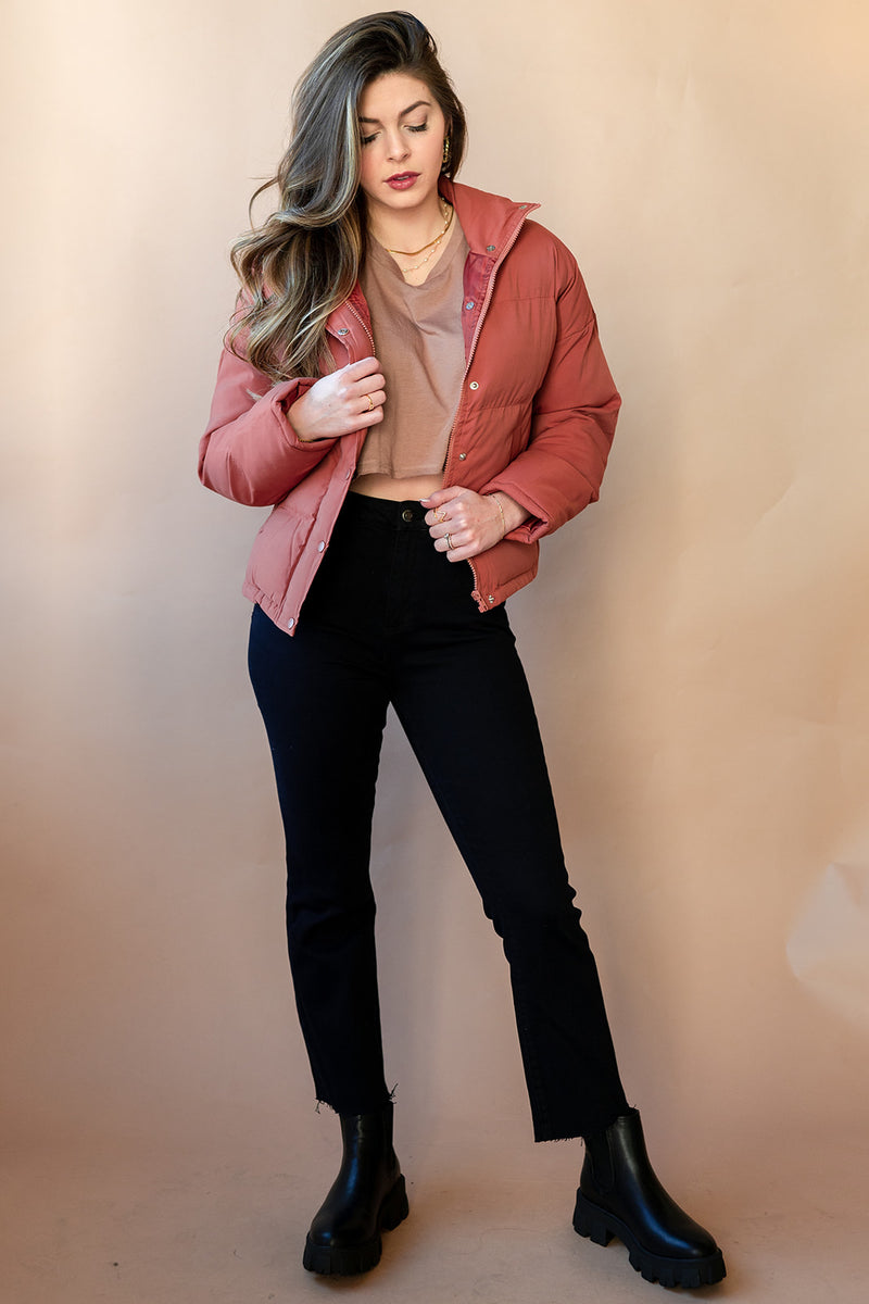 mode, lennon crop boot jeans