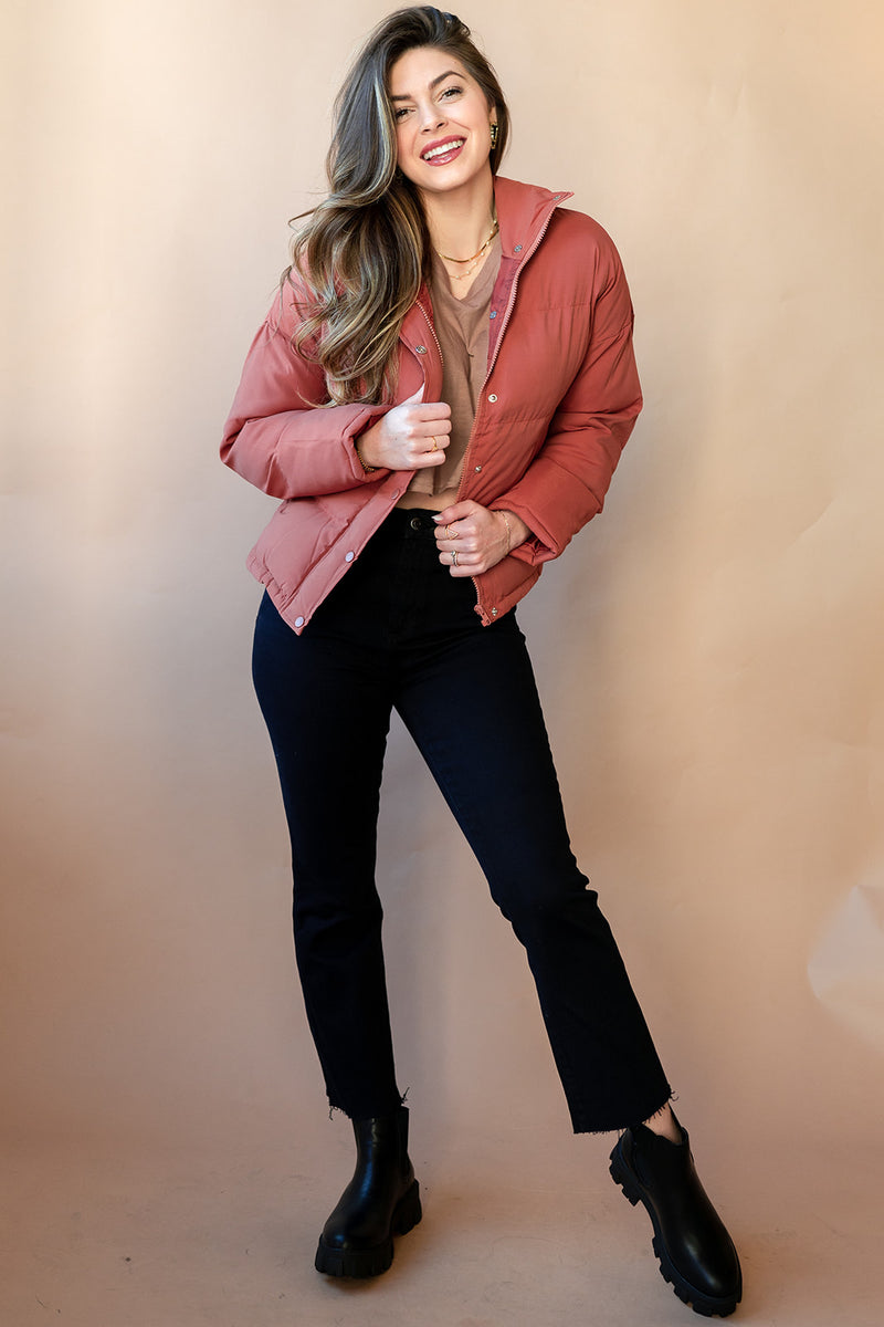 mode, winter puff coat