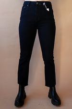 mode, lennon crop boot jeans