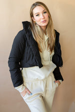 mode, GTG puffer jacket with hood