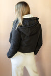mode, GTG puffer jacket with hood