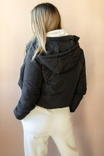 mode, GTG puffer jacket with hood