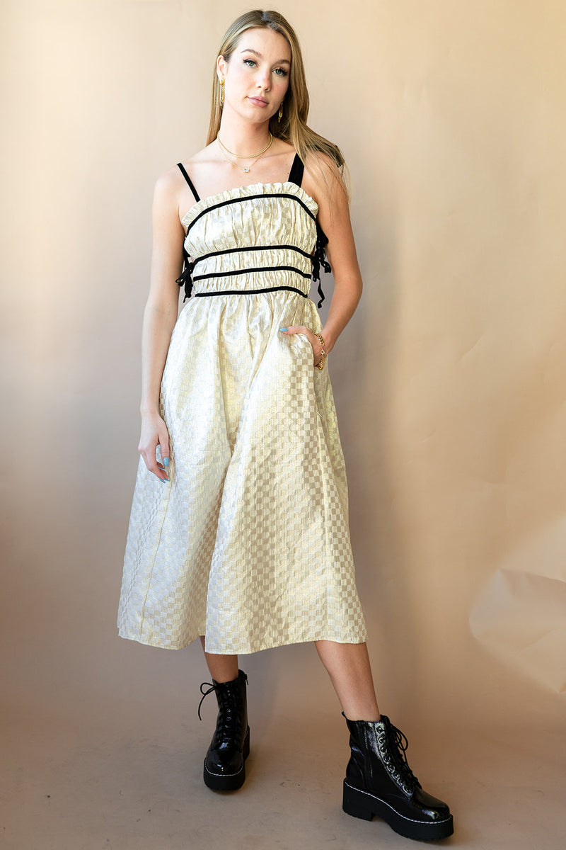 mode, blaire midi dress