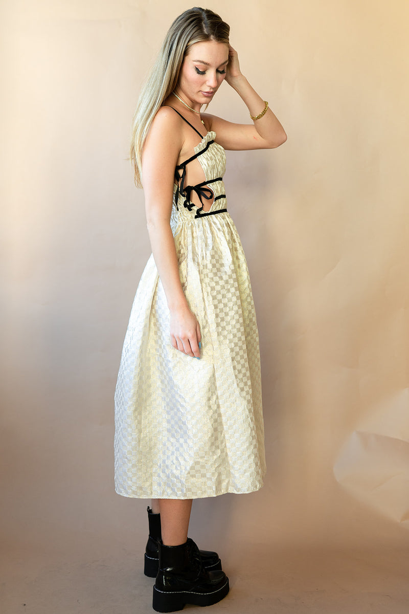 mode, blaire midi dress