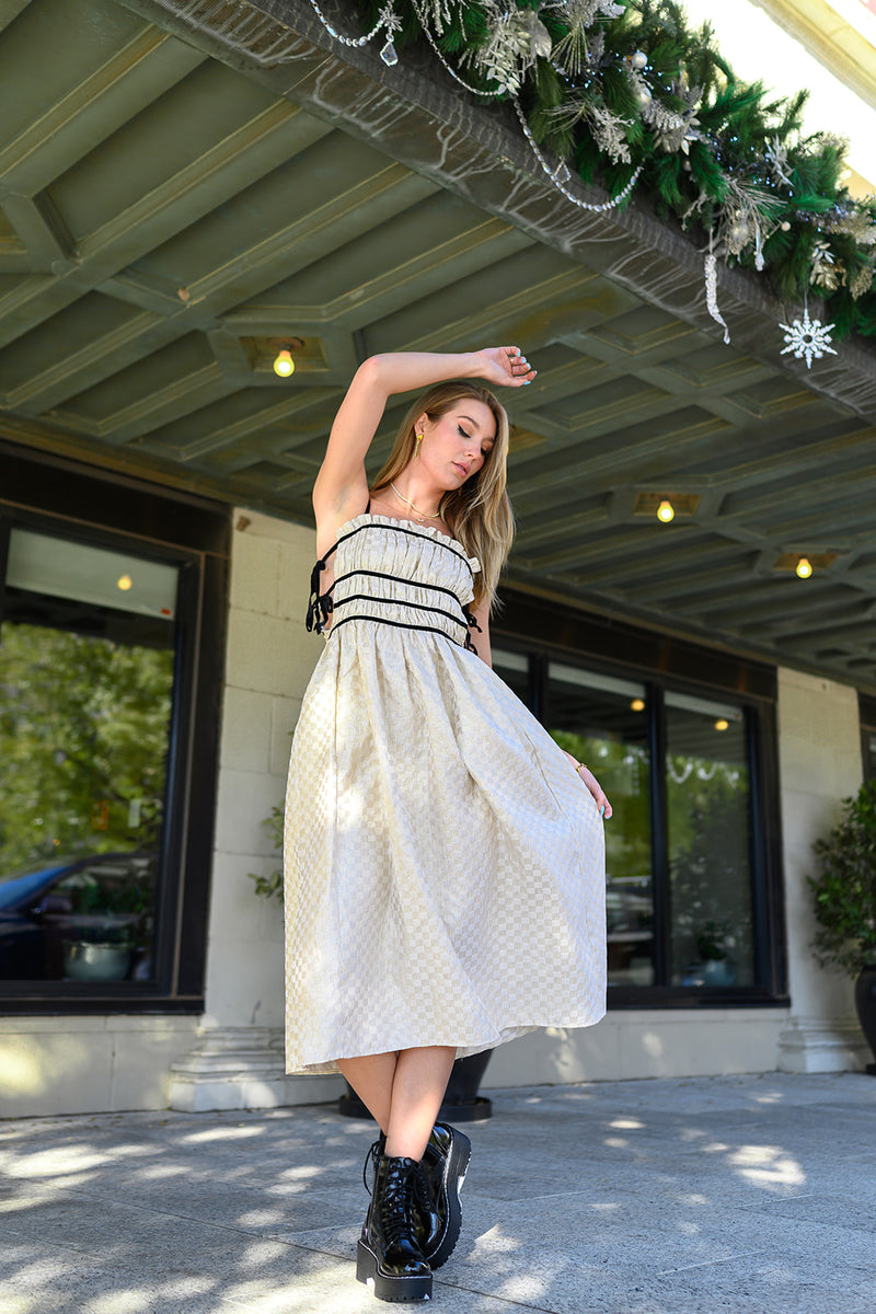 mode, blaire midi dress