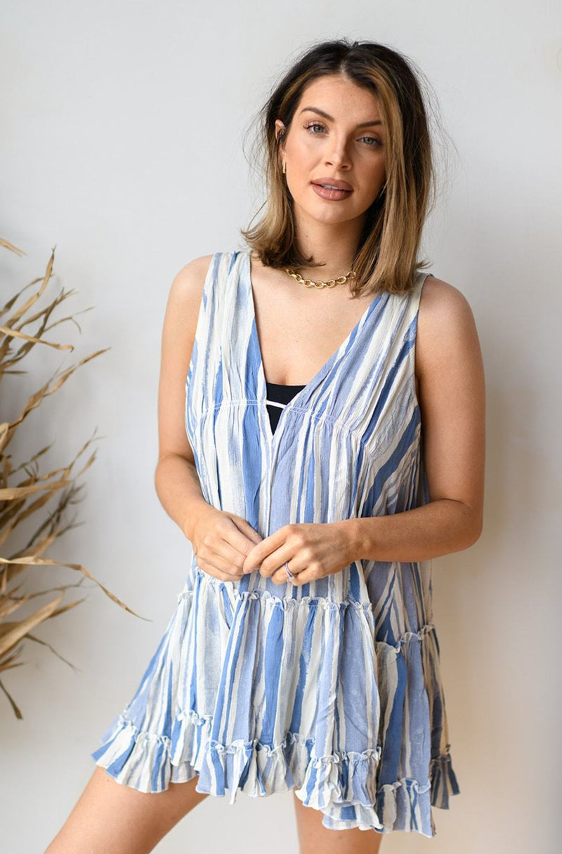 mode, summer breeze mini dress