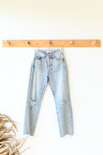 mode, charlie high rise straight jeans