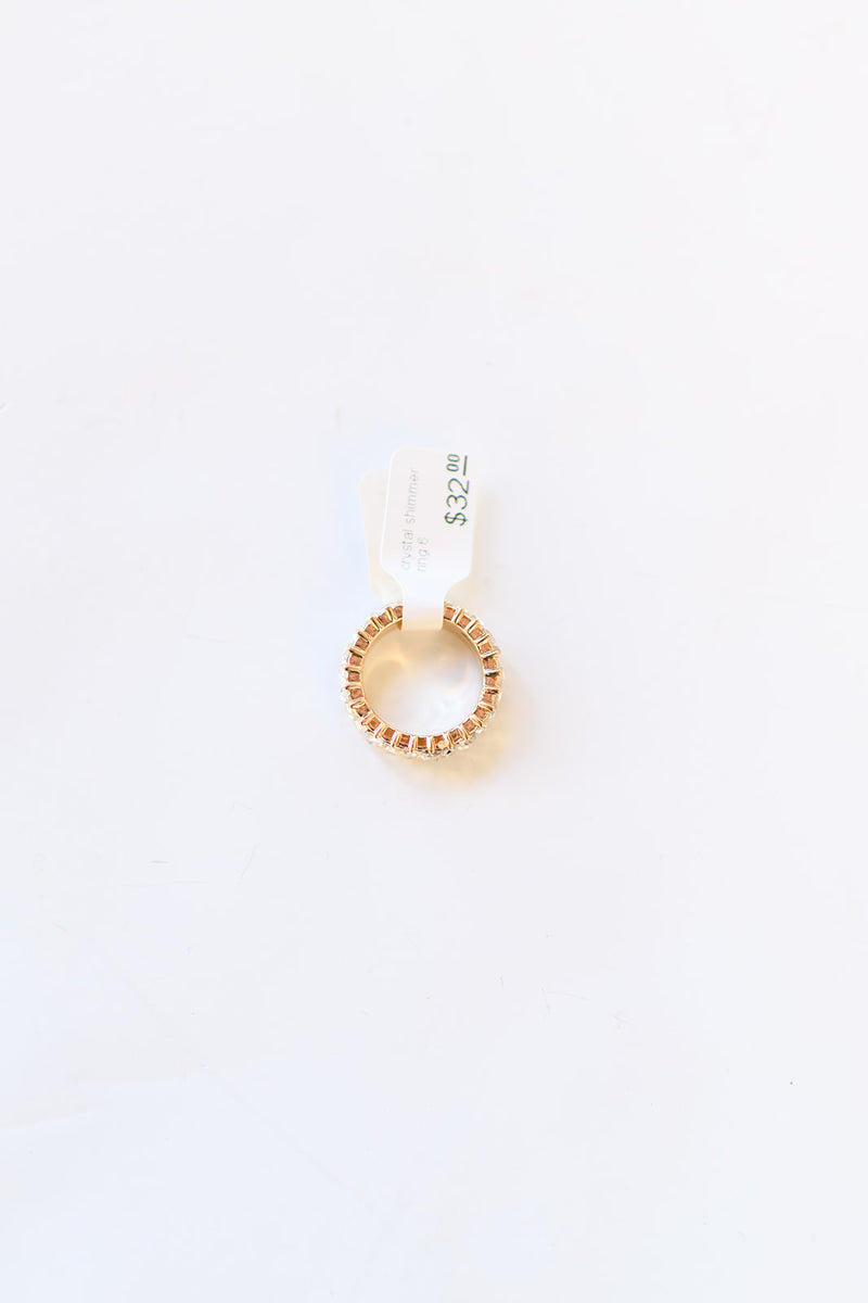 crystal shimmer ring