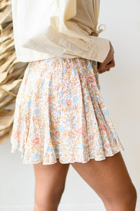 mode, twirl around tie front mini skirt
