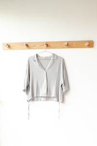 mode, light the sky blouse