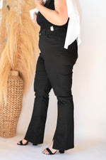 mode, amelia front slit jeans
