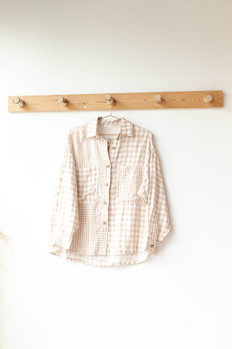 checked out linen long sleeve