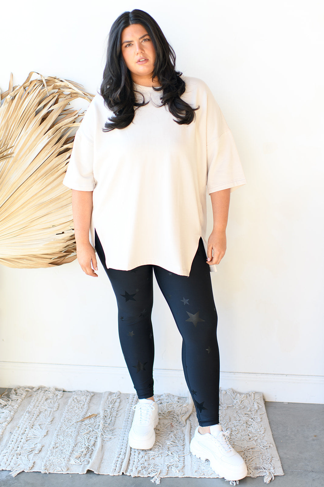 mode, lazy day longline top