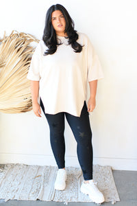 mode, lazy day longline top