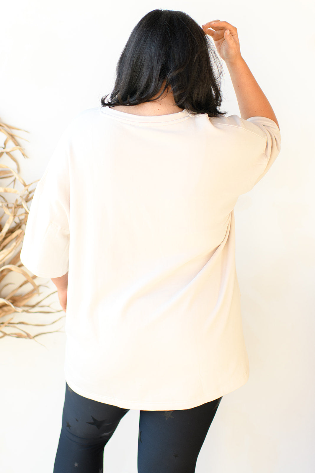 mode, lazy day longline top