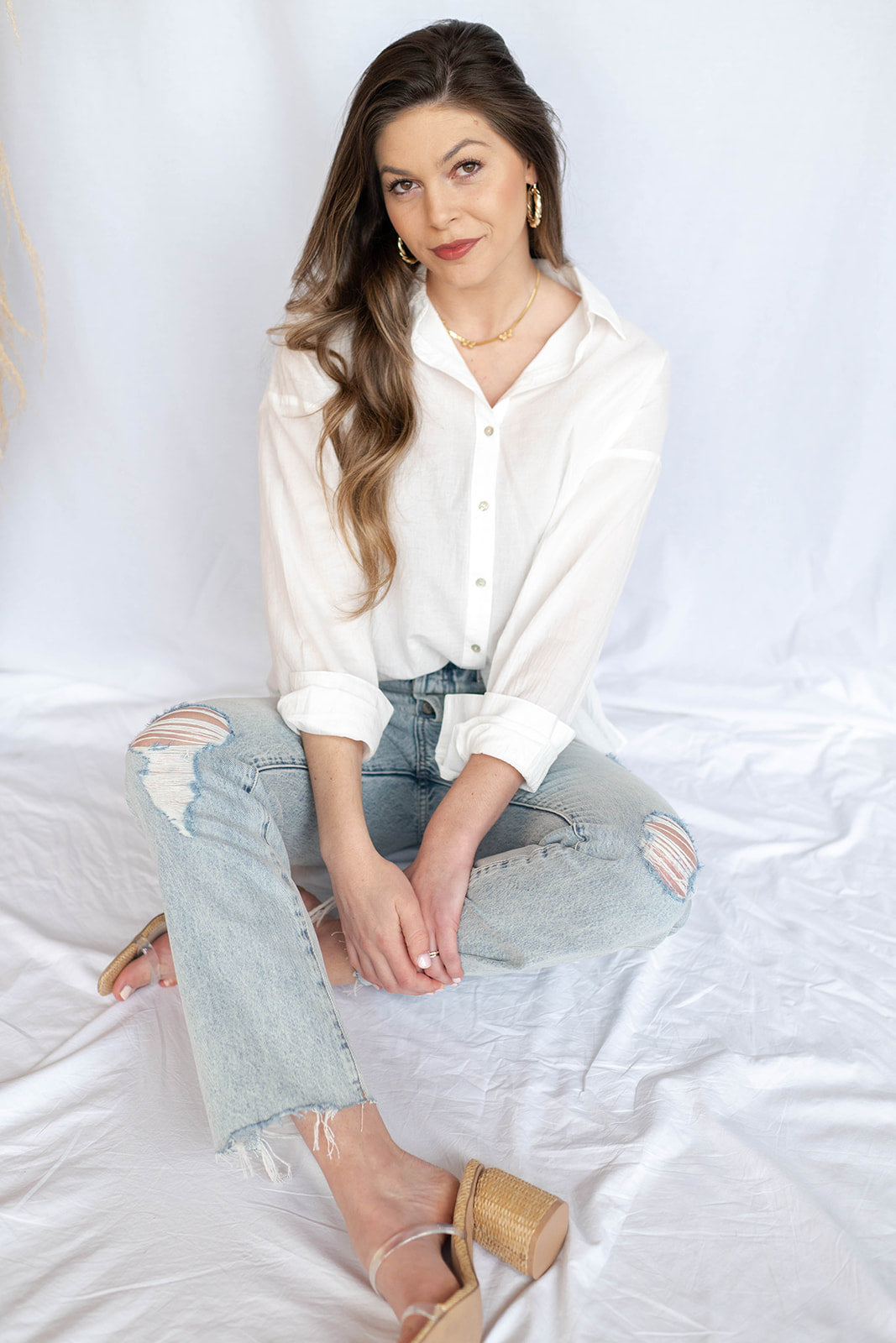 mode, make memories with me blouse